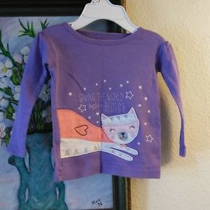 Long sleeve purple pjs